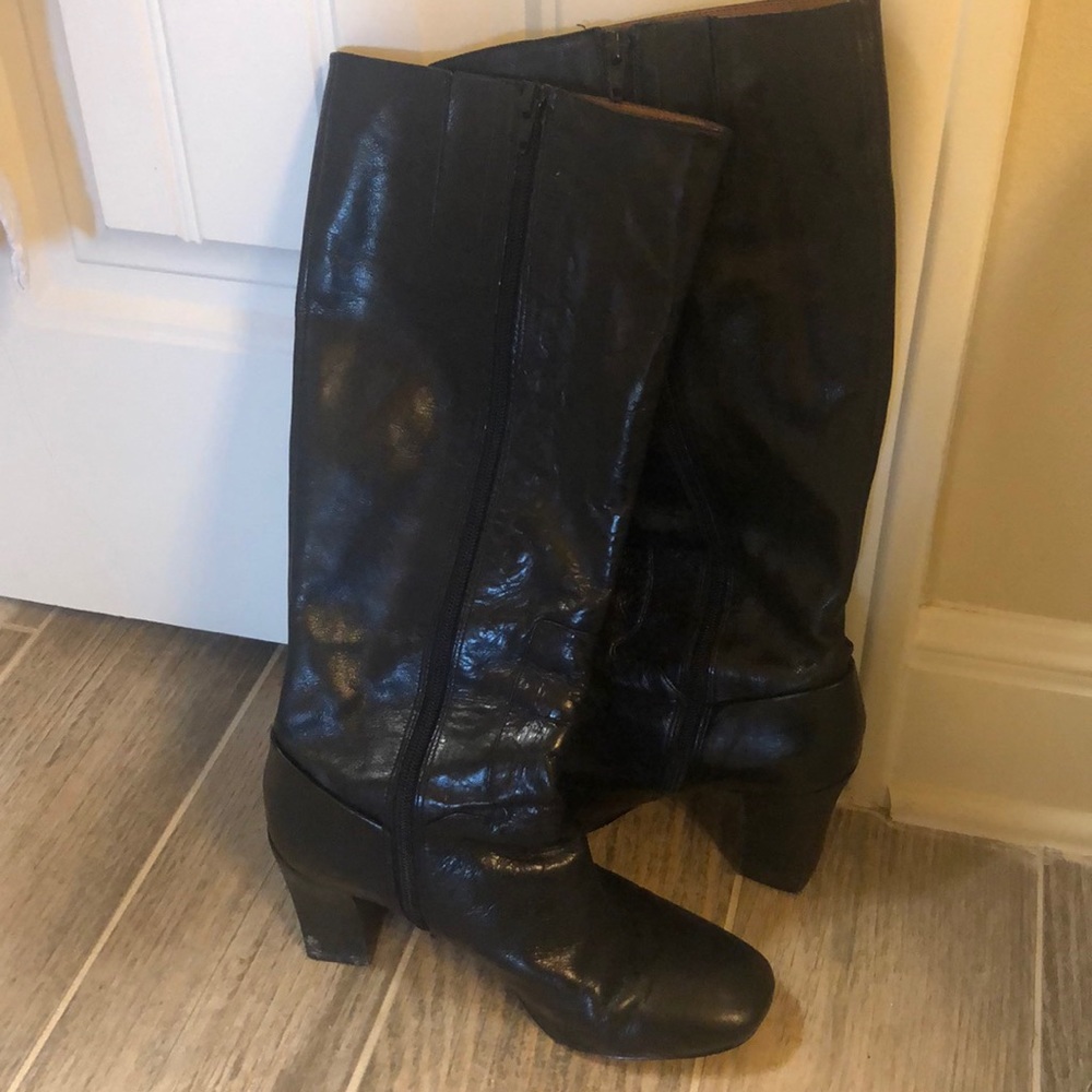 Nine West side zip tall boot size 8.5